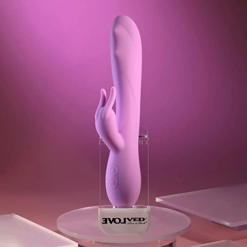Evolved BEAD THE WAY -  23.2 cm USB Rechargeable Rabbit Vibrator Evolved Discreet Intimate Essentials.
