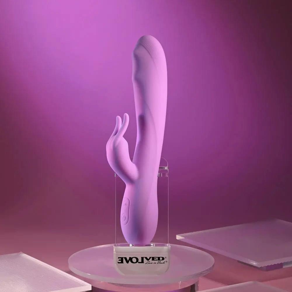 Evolved BEAD THE WAY -  23.2 cm USB Rechargeable Rabbit Vibrator Evolved Discreet Intimate Essentials.