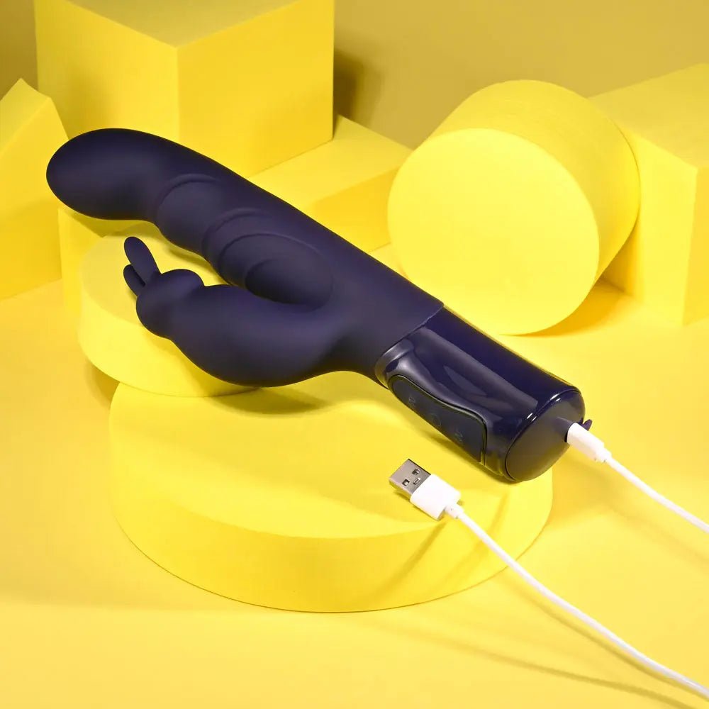 Shop affordable quality Evolved BIG DEAL - 25.7 cm USB Rechargeable Rabbit Vibrator - Discreet Intimate Essentials - VIBRATORS - Evolved