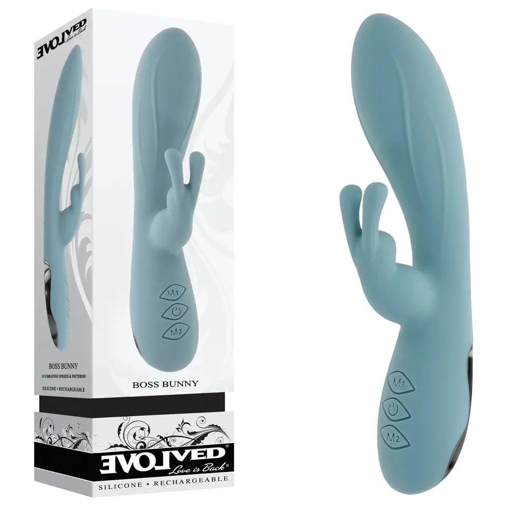 Evolved BOSS BUNNY - Baby  20.1 cm USB Rechargeable Rabbit Vibrator Evolved Discreet Intimate Essentials.