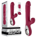 Shop affordable quality Evolved BURSTING WITH PLEASURE - 25.4 cm USB Rechargeable Vibrator with Tapping Clitoral Stimulator - Discreet Intimate Essentials - VIBRATORS - Evolved