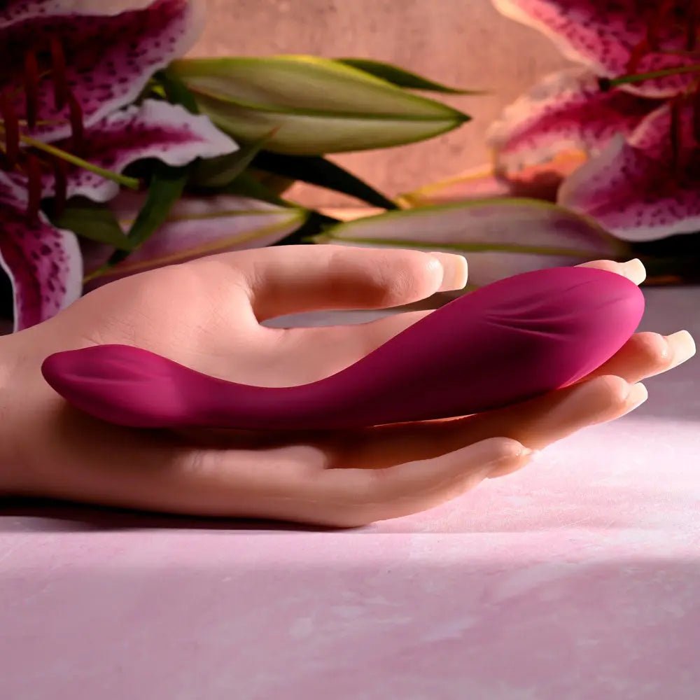 Shop affordable quality Evolved CHERRY POSE - 16.1 cm USB Rechargeable Flexible & Posable Vibrator with Remote - Discreet Intimate Essentials - VIBRATORS - Evolved