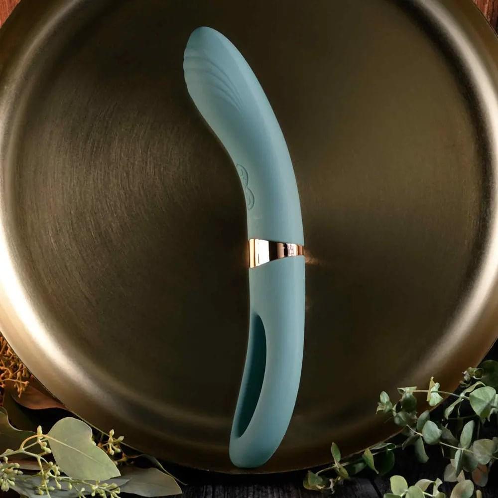 Evolved CHICK FLICK - Olive  24 cm USB Rechargeable Vibrator with Flicking Tip Evolved Discreet Intimate Essentials.