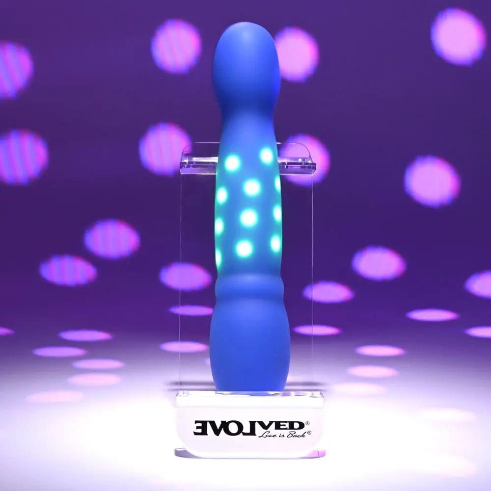 Evolved DISCO DIVA -  20.9 cm USB Rechargeable Light Up Vibrator Evolved Discreet Intimate Essentials.