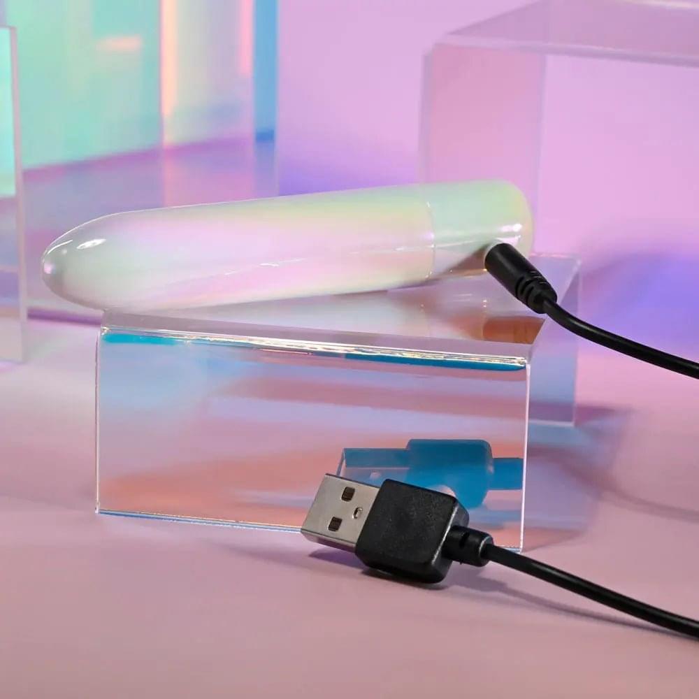 Evolved EASY DOES IT - Pearlescent  10 cm USB Rechargeable Bullet Evolved Discreet Intimate Essentials.