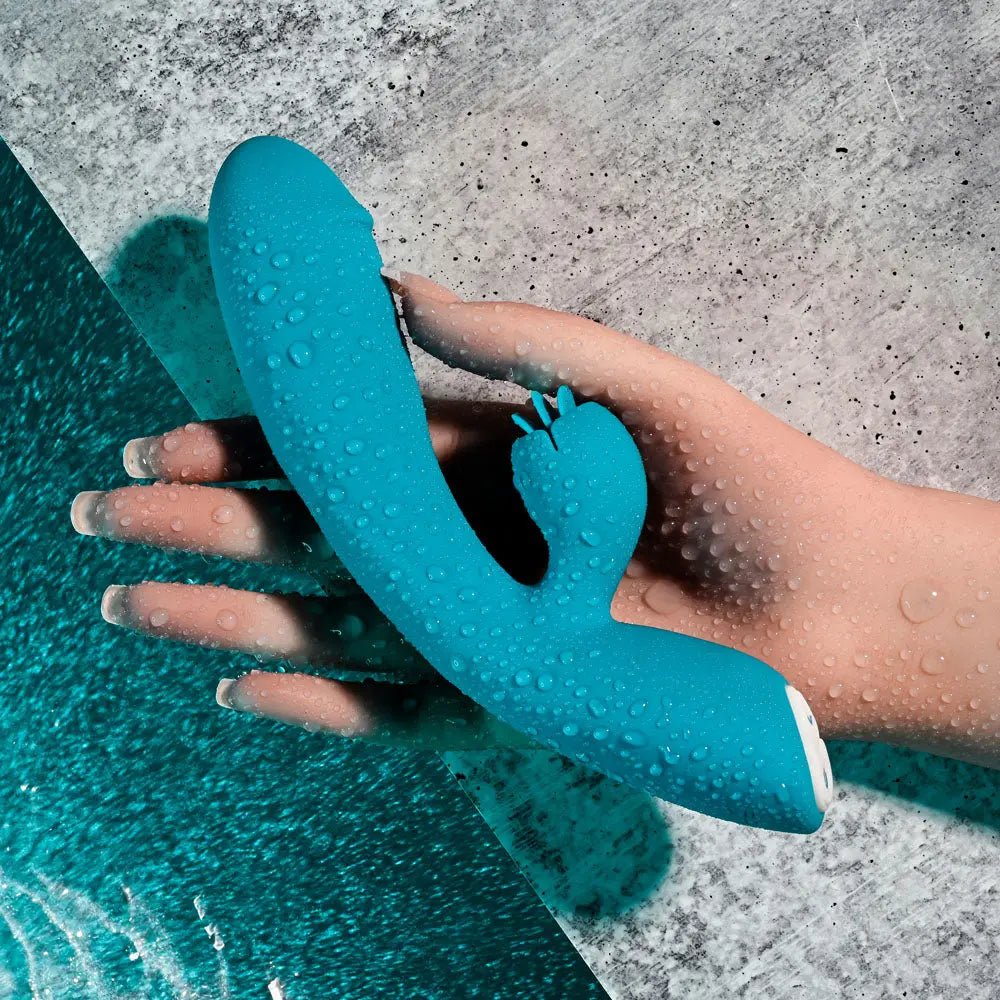 Shop affordable quality Evolved FIERCE FLICKER - 19.5 cm USB Rechargeable Rabbit Flicker Vibrator - Discreet Intimate Essentials - VIBRATORS - Evolved