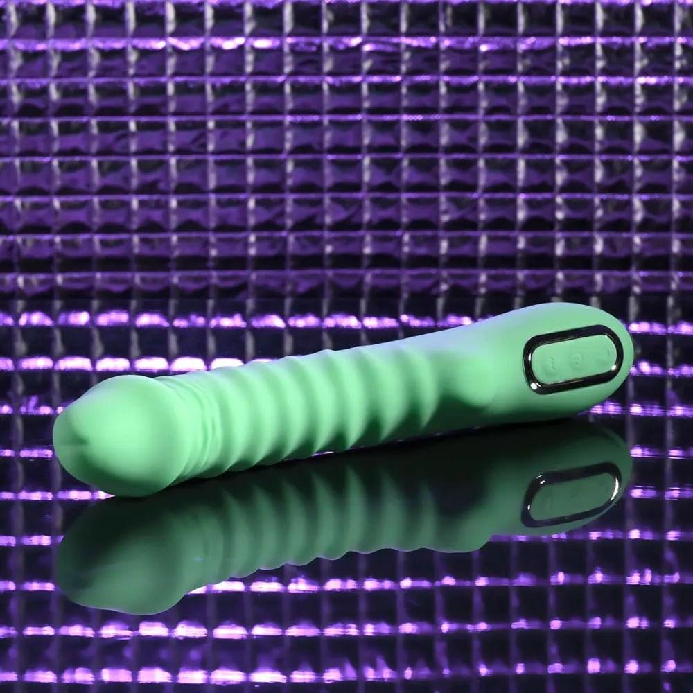 Evolved FULL THROTTLE - Mint  24.1 cm USB Rechargeable Vibrator Evolved Discreet Intimate Essentials.