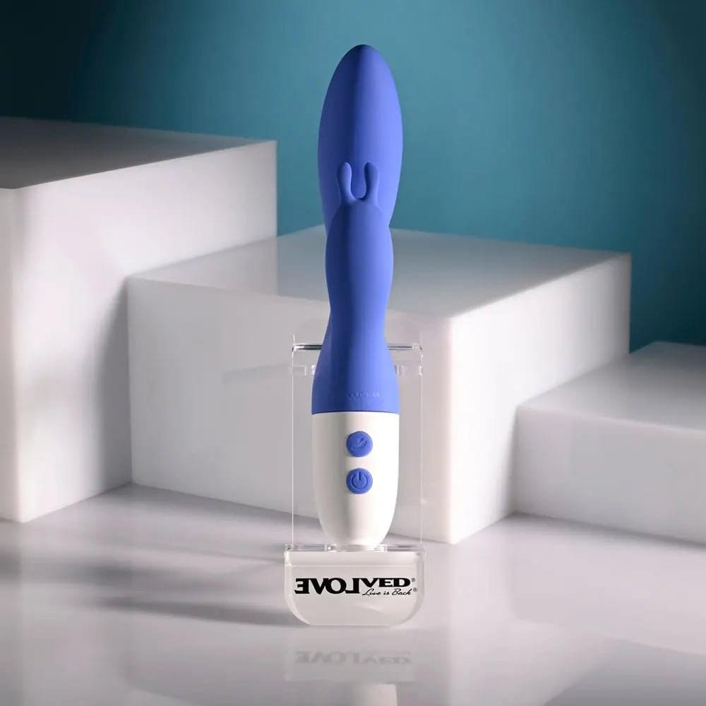Evolved FUNNY BUNNY -  20 cm USB Rechargeable Rabbit Vibrator Evolved Discreet Intimate Essentials.