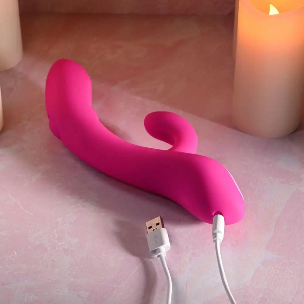 Evolved G-TAPPER -  USB Rechargeable Rabbit Vibrator Evolved Discreet Intimate Essentials.