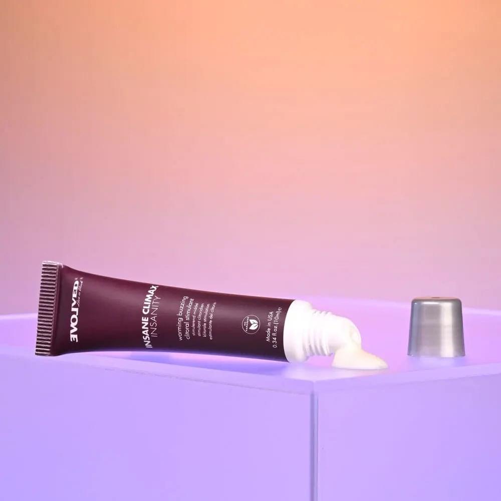 Evolved INSANE CLIMAX - INSANITY - Warming Buzzing Clitoral Stimulation Gel - 10 ml Evolved Discreet Intimate Essentials.