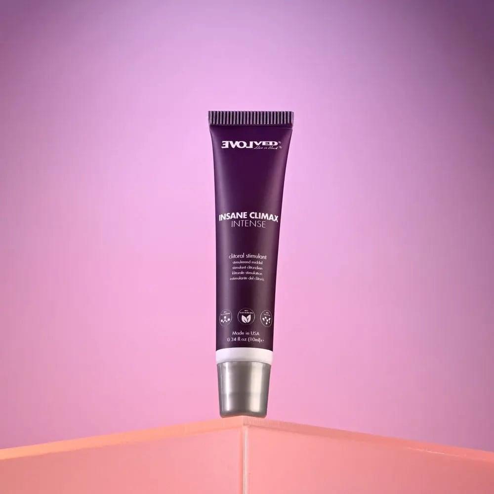 Evolved INSANE CLIMAX - INTENSE - Clitoral Stimulation Gel - 10 ml Tube Evolved Discreet Intimate Essentials.