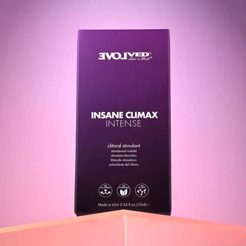 Evolved INSANE CLIMAX - INTENSE - Clitoral Stimulation Gel - 10 ml Tube Evolved Discreet Intimate Essentials.