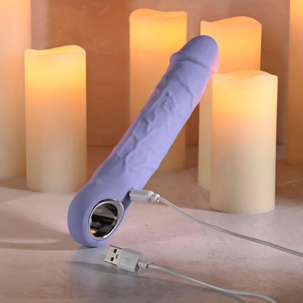 Evolved LARGE  FANTASY -  21.8 cm USB Rechargeable Vibrator Evolved Discreet Intimate Essentials.