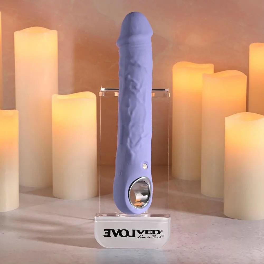 Evolved LARGE  FANTASY -  21.8 cm USB Rechargeable Vibrator Evolved Discreet Intimate Essentials.