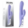 Evolved LAVENDER LOVE -  23.3 cm USB Rechargeable Rabbit Vibrator Selopa Discreet Intimate Essentials.