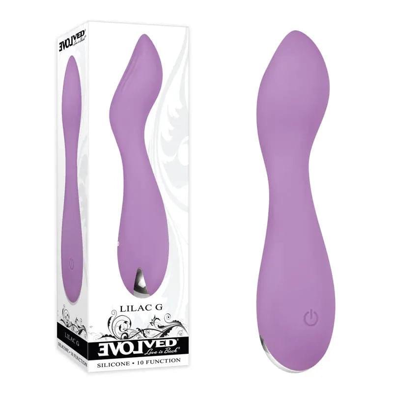 Evolved LILAC G - Lilac 11.5 cm USB Rechargeable Mini Vibrator Evolved Discreet Intimate Essentials.
