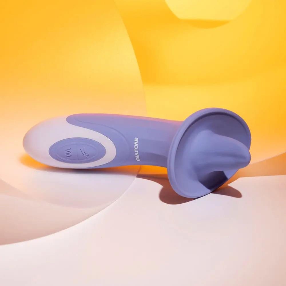 Evolved LIX & KISSES -  18.7 cm USB Rechargeable Flicking Tongue Stimulator Evolved Discreet Intimate Essentials.