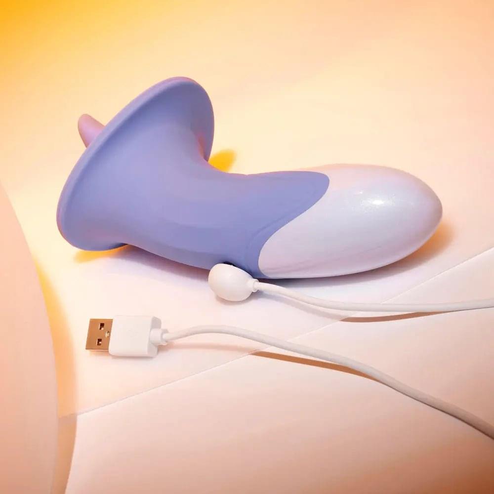 Evolved LIX & KISSES -  18.7 cm USB Rechargeable Flicking Tongue Stimulator Evolved Discreet Intimate Essentials.