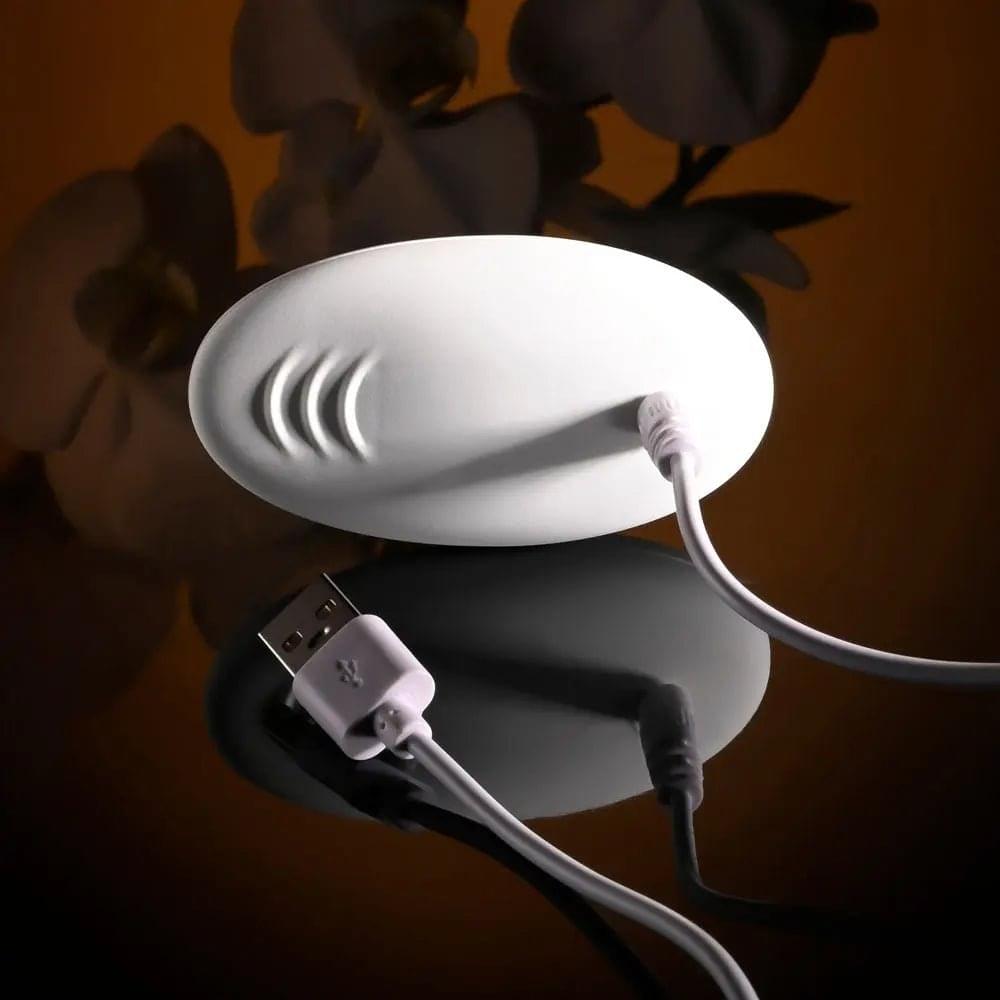 Evolved LOVEBIRDS -  20.8 cm USB Rechargeable Double-Ended Rabbit Vibrator with Remote Evolved Discreet Intimate Essentials.