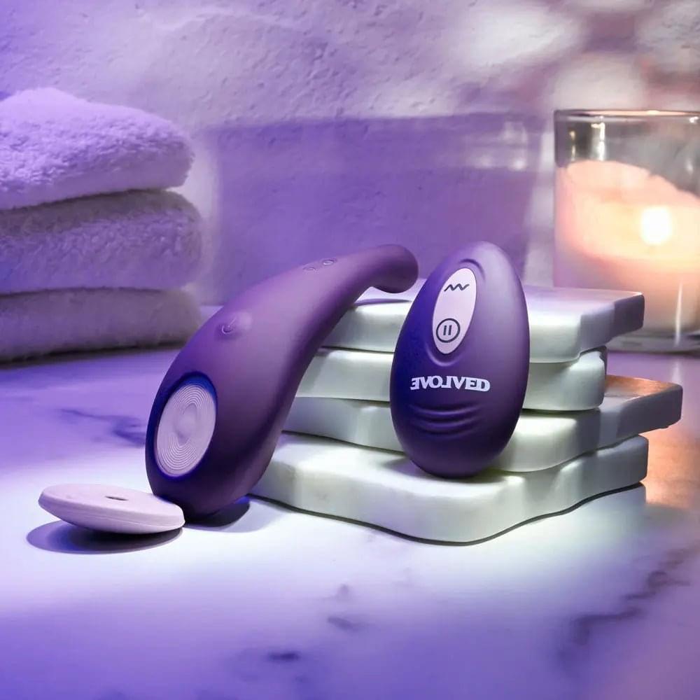 Evolved PANTY PARTY -  USB Rechargeable Panty Vibrator with Remote Control Evolved Discreet Intimate Essentials.