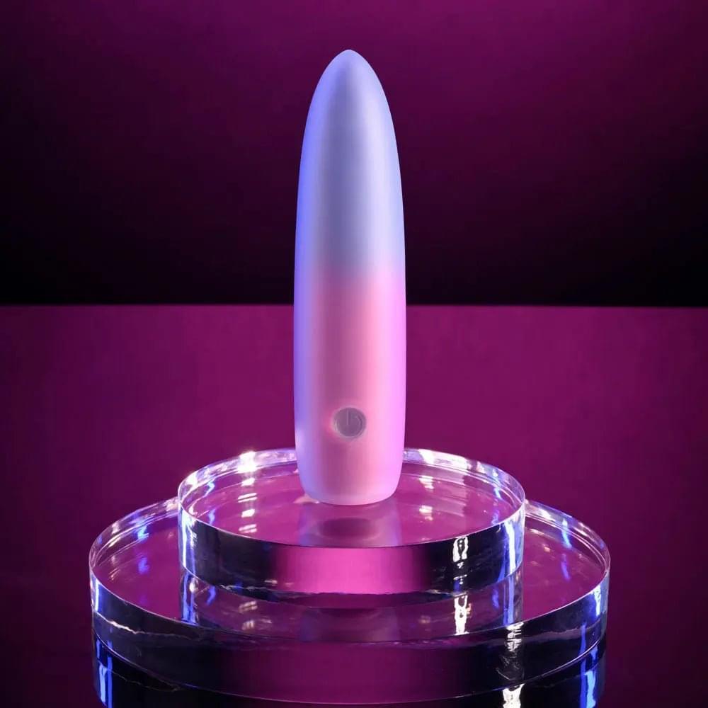 Evolved PARADISE BULLET - Pink/Purple 10.2 cm USB Rechargeable Bullet Evolved Discreet Intimate Essentials.