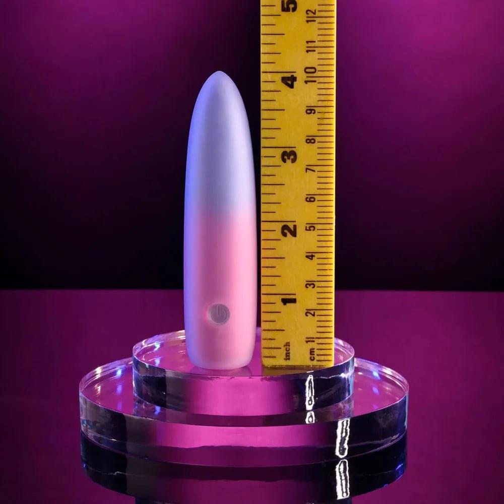 Evolved PARADISE BULLET - Pink/Purple 10.2 cm USB Rechargeable Bullet Evolved Discreet Intimate Essentials.