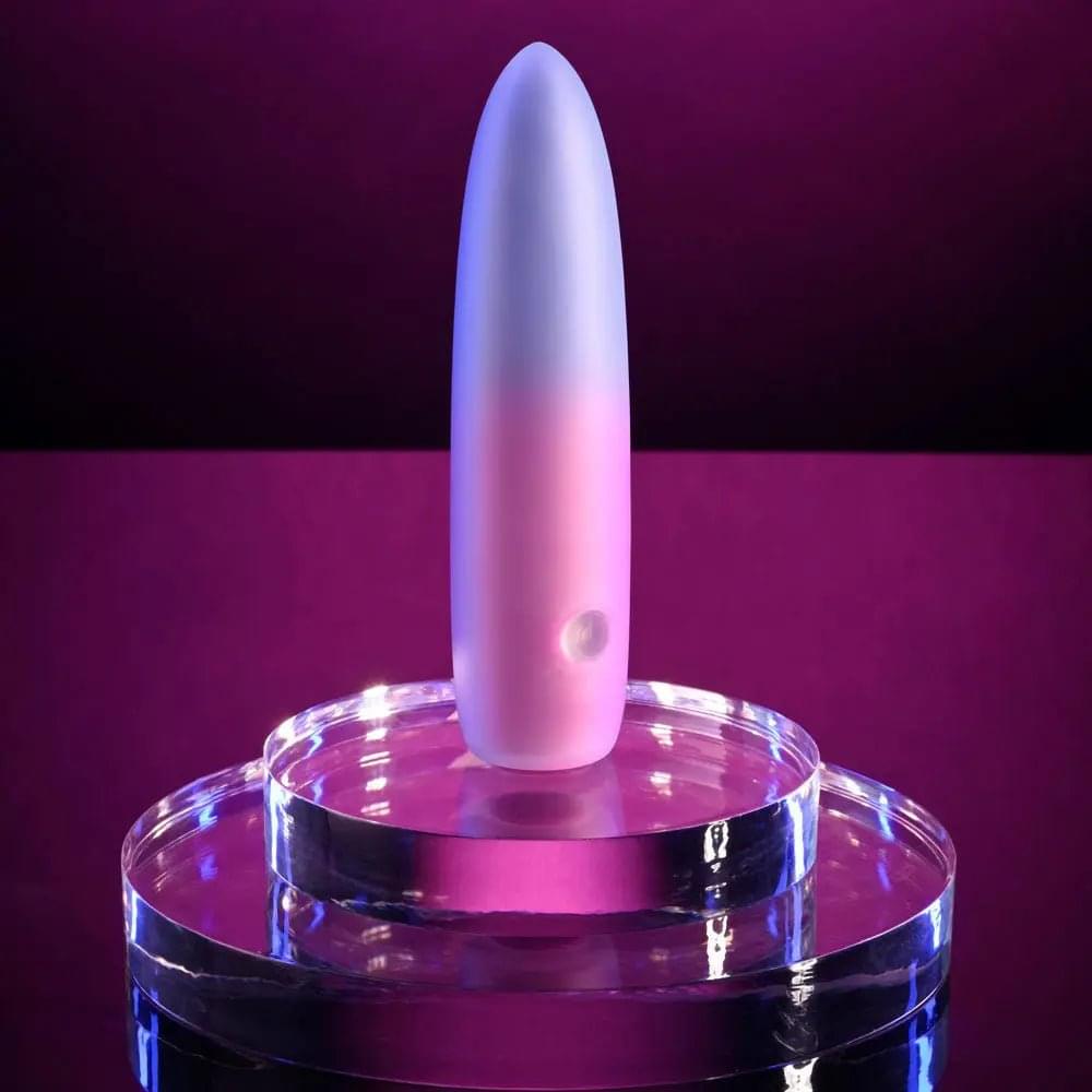 Evolved PARADISE BULLET - Pink/Purple 10.2 cm USB Rechargeable Bullet Evolved Discreet Intimate Essentials.