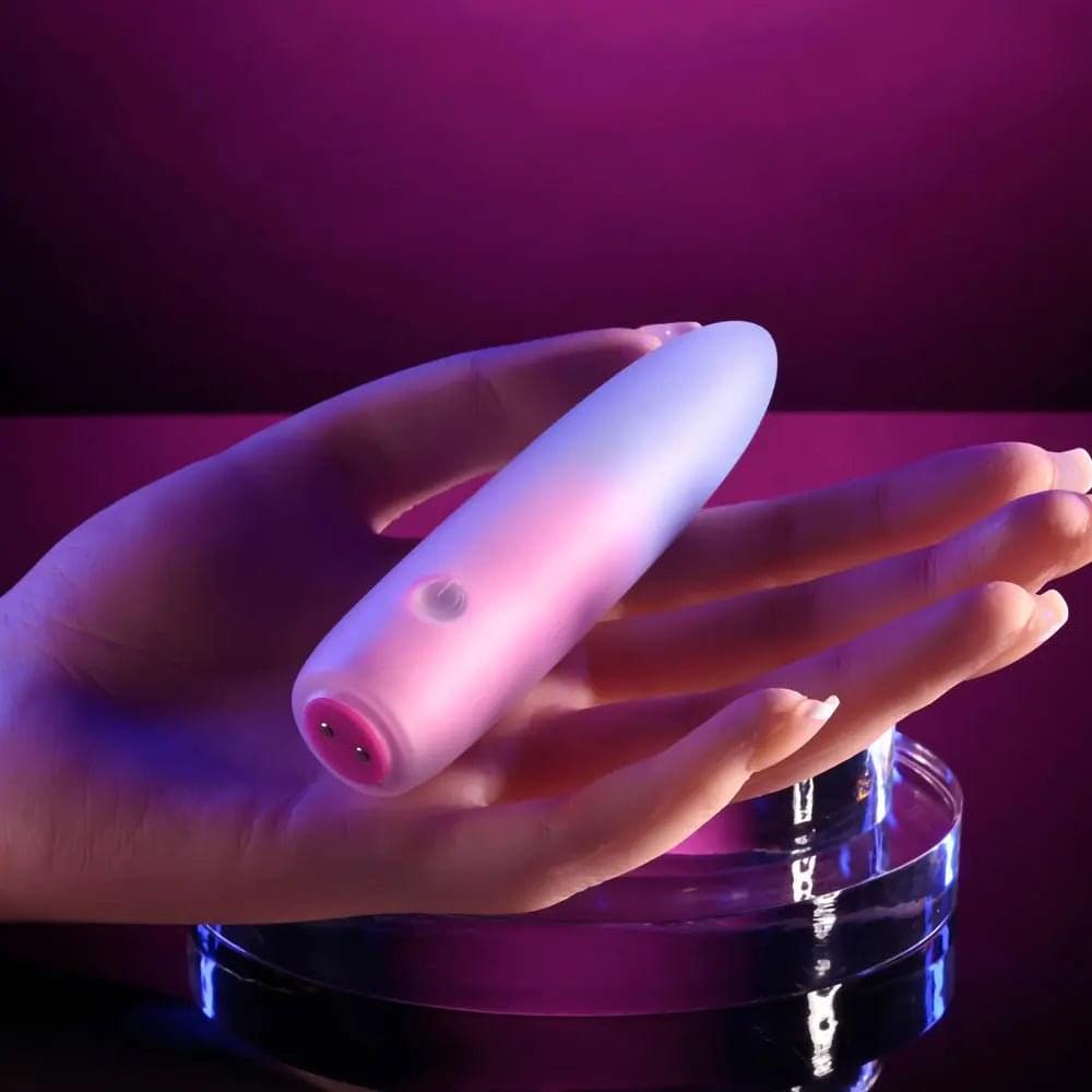 Evolved PARADISE BULLET - Pink/Purple 10.2 cm USB Rechargeable Bullet Evolved Discreet Intimate Essentials.