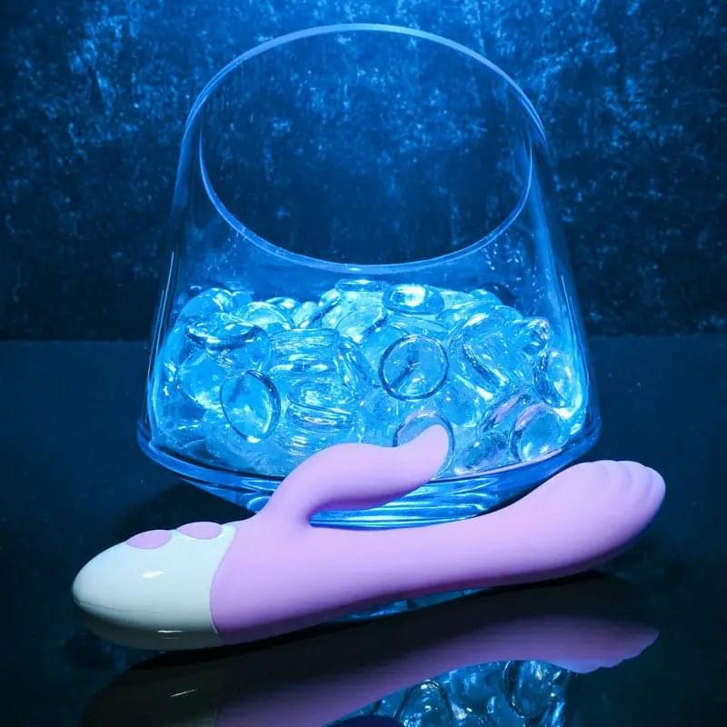 Evolved PLEASING PETAL - Lilac 19.7 cm USB Rechargeable Rabbit Vibrator Evolved Discreet Intimate Essentials.
