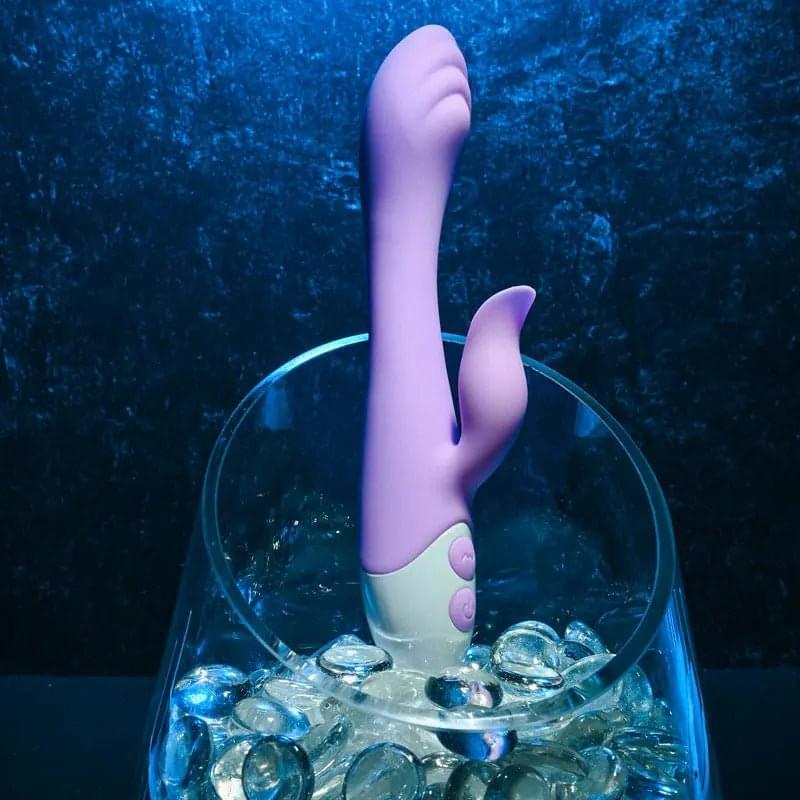 Evolved PLEASING PETAL - Lilac 19.7 cm USB Rechargeable Rabbit Vibrator Evolved Discreet Intimate Essentials.