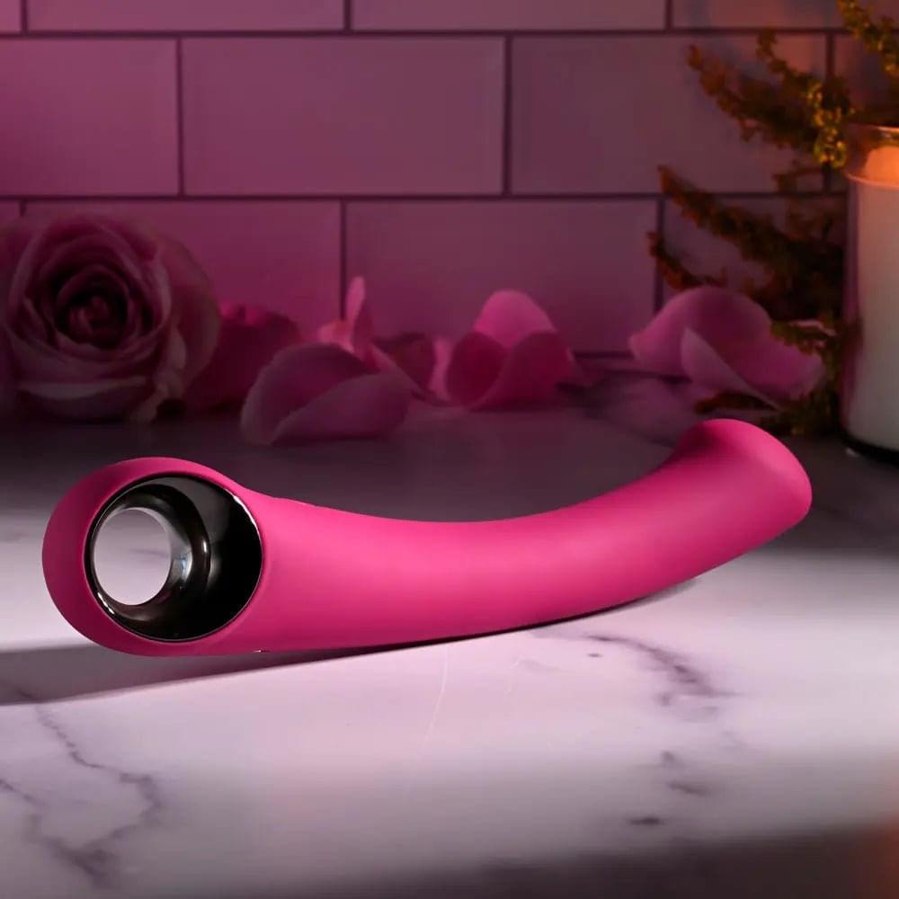 Evolved PLEASURE CURVE -  19 cm USB Rechargeable Vibrator Evolved Discreet Intimate Essentials.