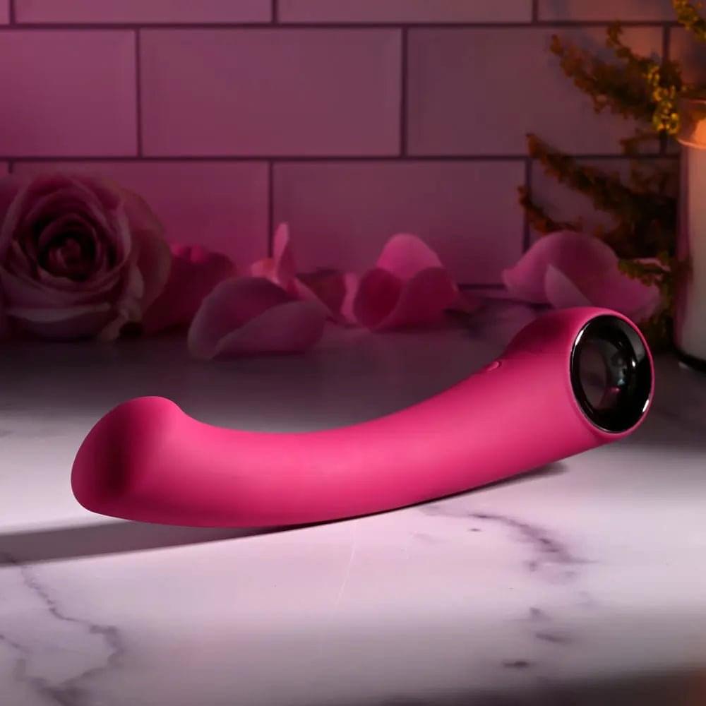 Evolved PLEASURE CURVE -  19 cm USB Rechargeable Vibrator Evolved Discreet Intimate Essentials.