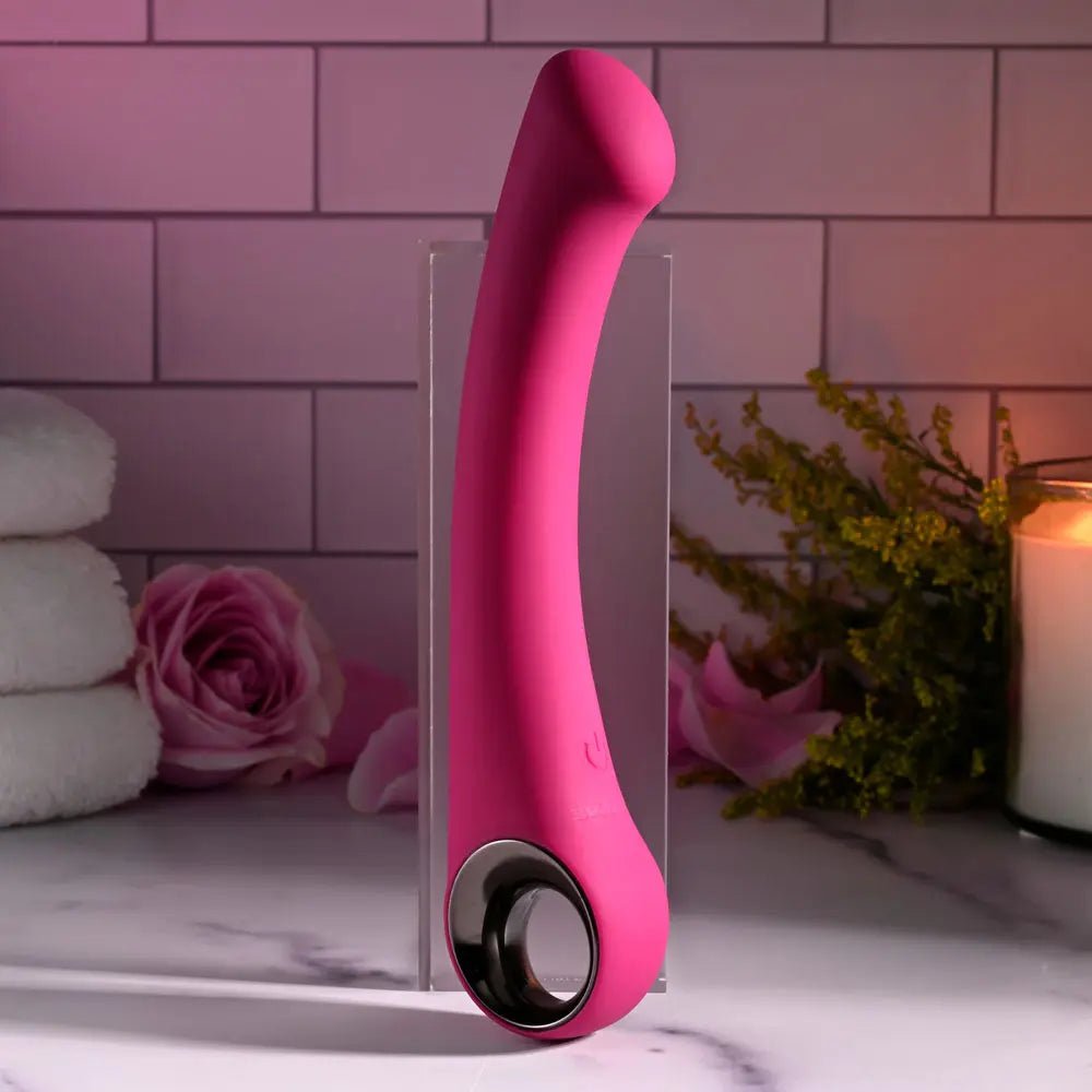 Shop affordable quality Evolved PLEASURE CURVE - 19 cm USB Rechargeable Vibrator - Discreet Intimate Essentials - VIBRATORS - Evolved