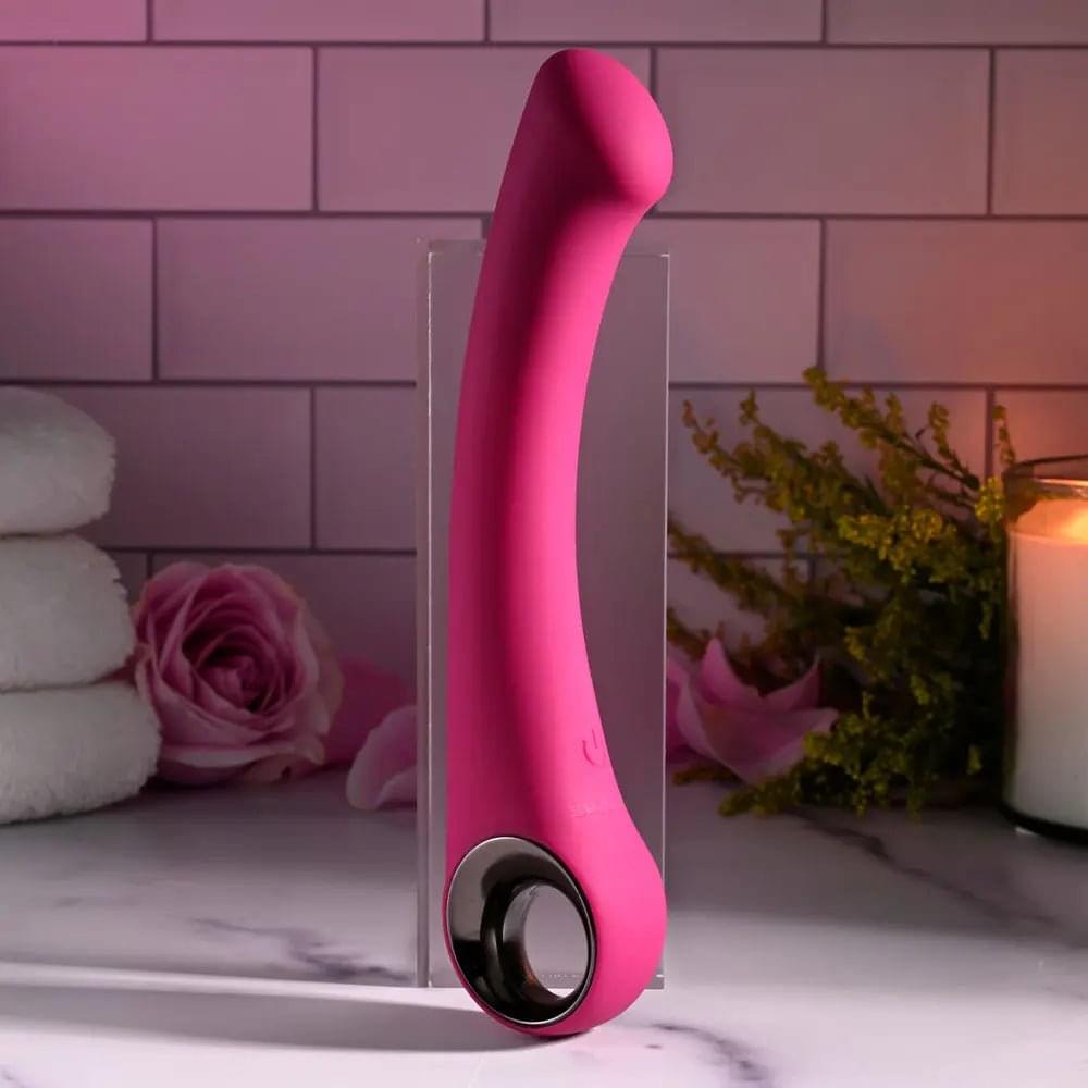 Evolved PLEASURE CURVE -  19 cm USB Rechargeable Vibrator Evolved Discreet Intimate Essentials.
