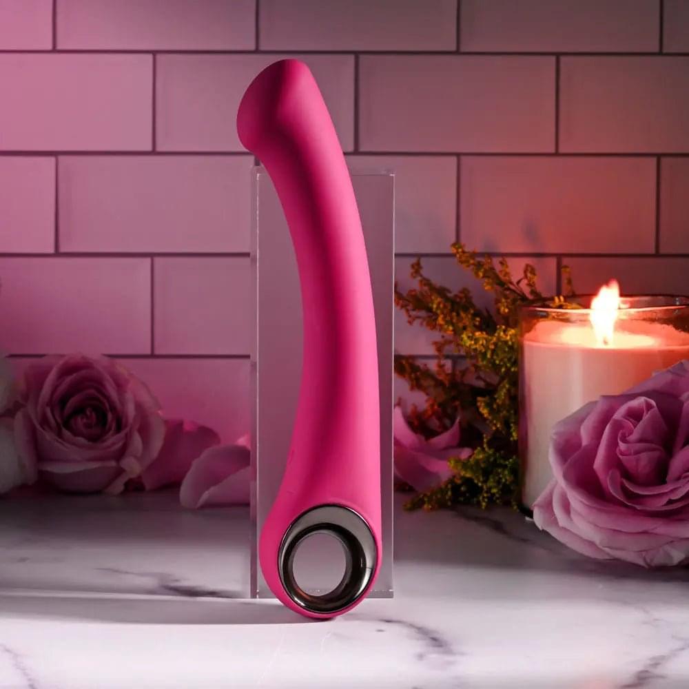 Evolved PLEASURE CURVE -  19 cm USB Rechargeable Vibrator Evolved Discreet Intimate Essentials.