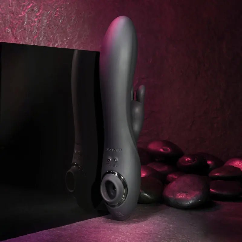 Shop affordable quality Evolved RABBIT HOLE - 21.2 cm USB Rechargeable Rabbit Vibrator - Discreet Intimate Essentials - VIBRATORS-RABBIT - Evolved