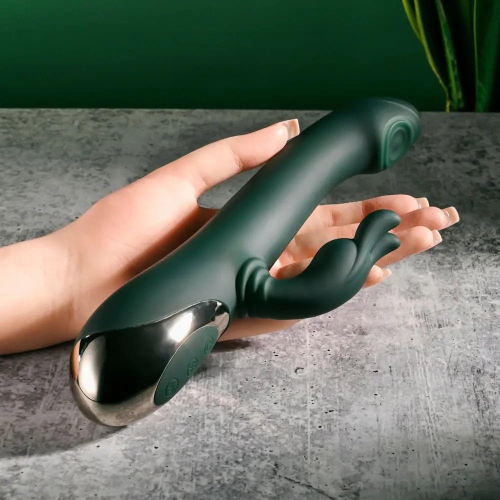 Evolved RABBIT TAP TAP -  25 cm USB Rechargeable Rabbit Vibrator with Tapping Tip Evolved Discreet Intimate Essentials.
