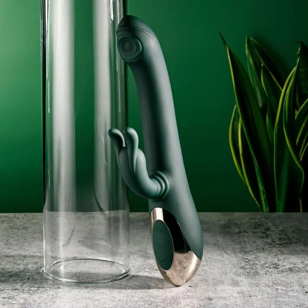 Evolved RABBIT TAP TAP -  25 cm USB Rechargeable Rabbit Vibrator with Tapping Tip Evolved Discreet Intimate Essentials.