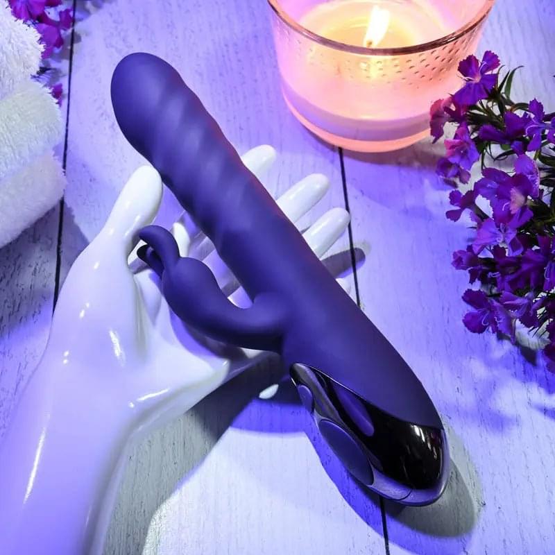 Evolved RASCALLY RABBIT -  22.9 cm USB Rechargeable Rabbit Vibrator Evolved Discreet Intimate Essentials.
