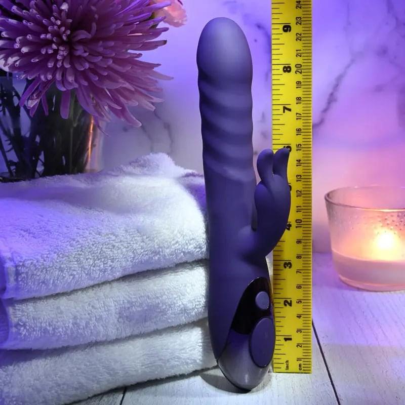 Evolved RASCALLY RABBIT -  22.9 cm USB Rechargeable Rabbit Vibrator Evolved Discreet Intimate Essentials.