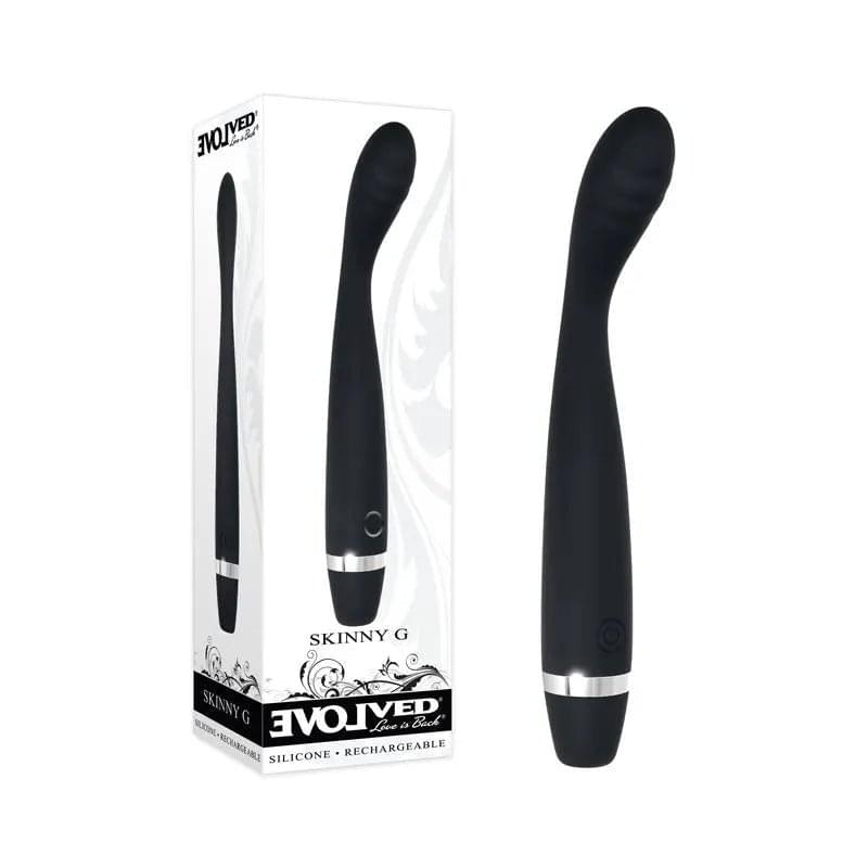Evolved Skinny G -  17.8 cm USB Rechargeable Vibrator Evolved Discreet Intimate Essentials.