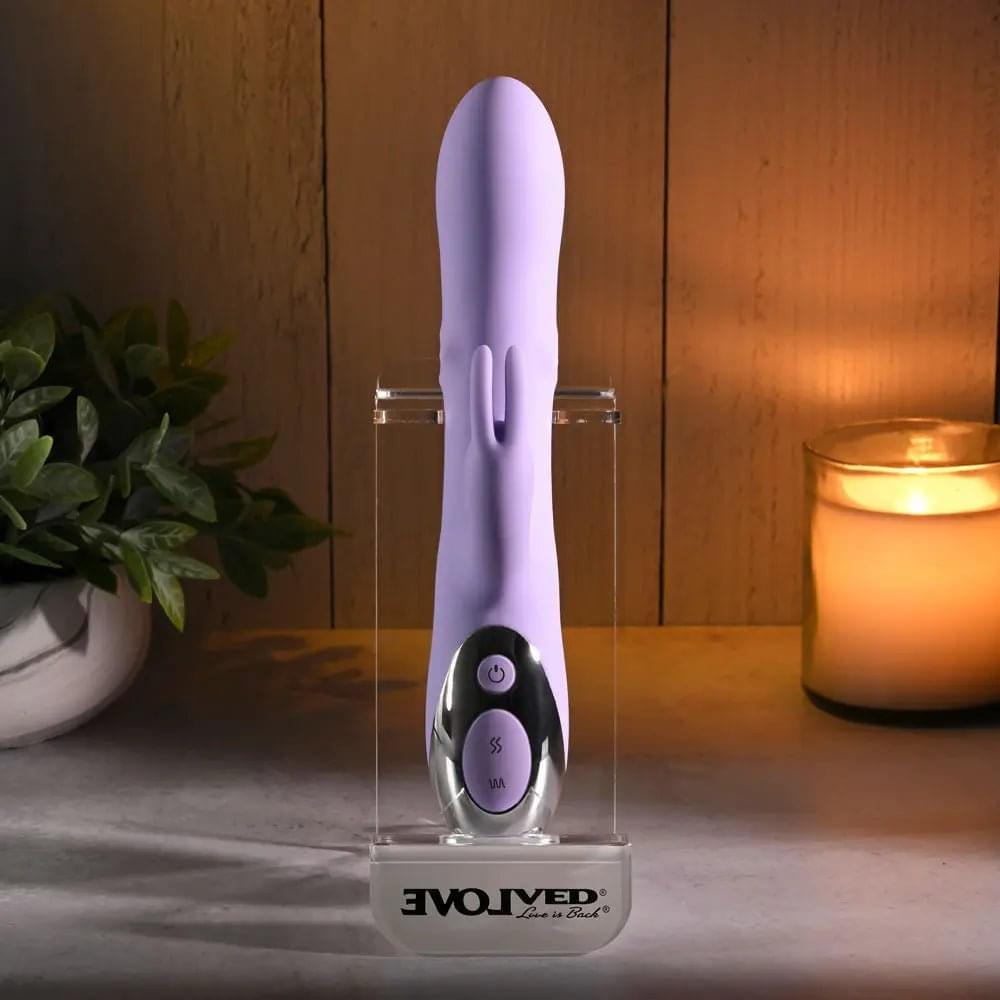 Evolved SPINDERELLA -  USB Rechargeable Rabbit Vibrator Evolved Discreet Intimate Essentials.