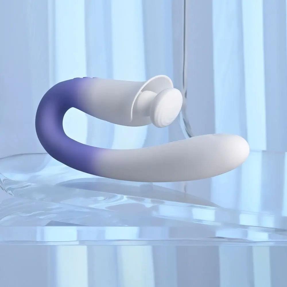 Evolved SPRING LOADED - /Purple 23 cm USB Rechargeable Multi-Tapping Vibrator Evolved Discreet Intimate Essentials.