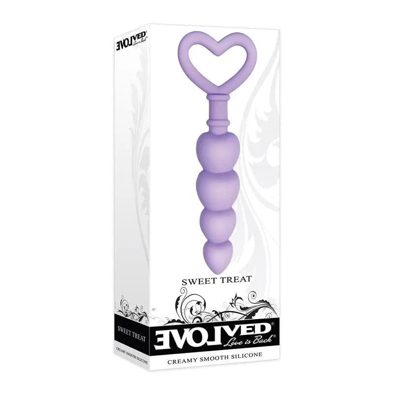Evolved Sweet Treat -  11.5 cm Beaded Butt Plug with Handle Evolved Discreet Intimate Essentials.