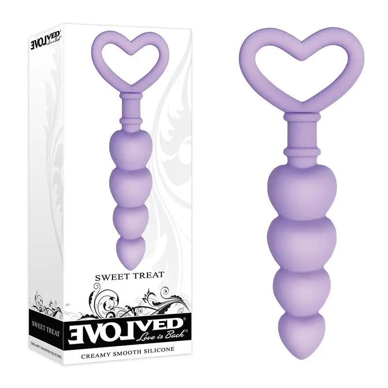 Evolved Sweet Treat -  11.5 cm Beaded Butt Plug with Handle Evolved Discreet Intimate Essentials.