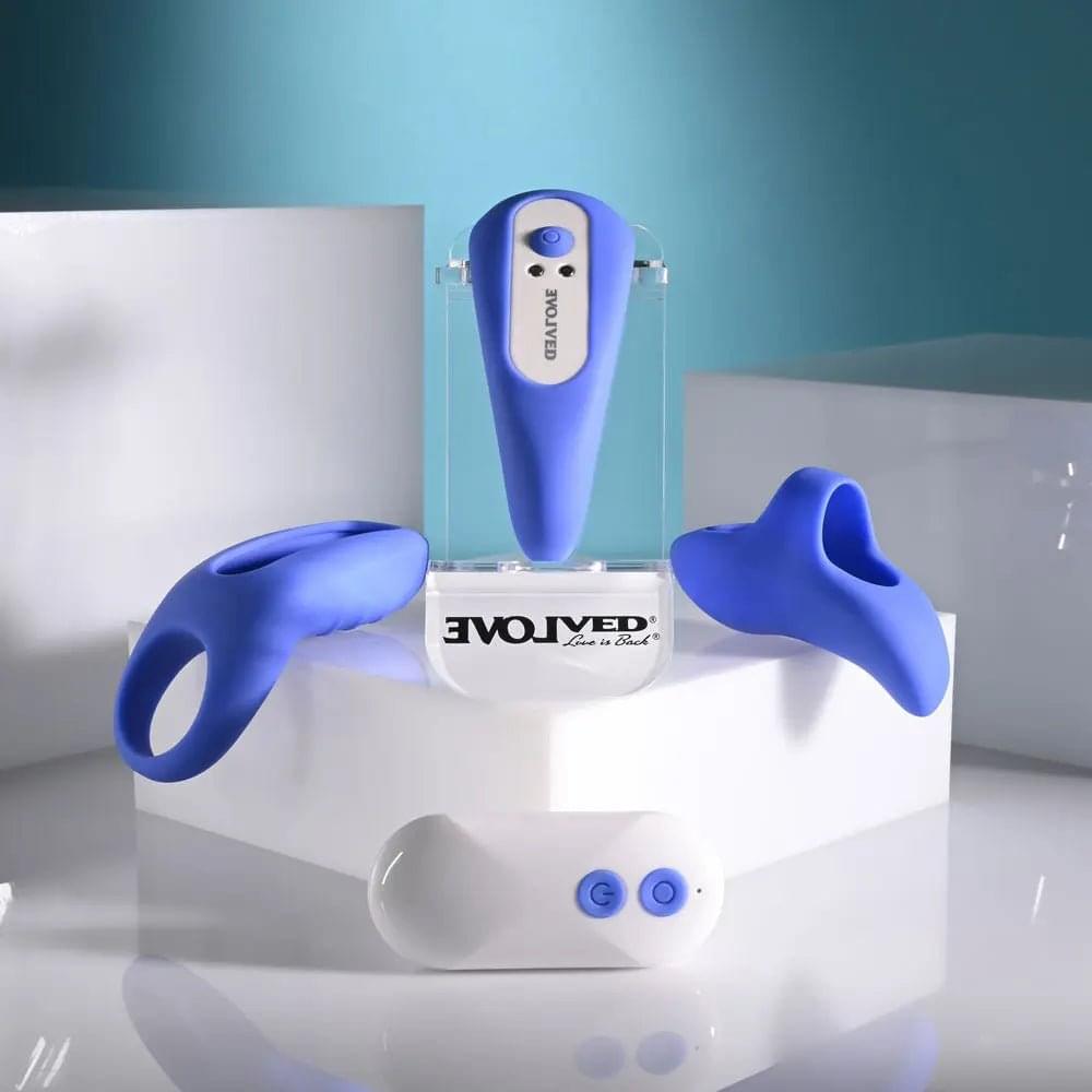 Evolved TAKE YOUR PICK - Rechargeable Bullet with 3 Interchargeable Sleeves Evolved Discreet Intimate Essentials.