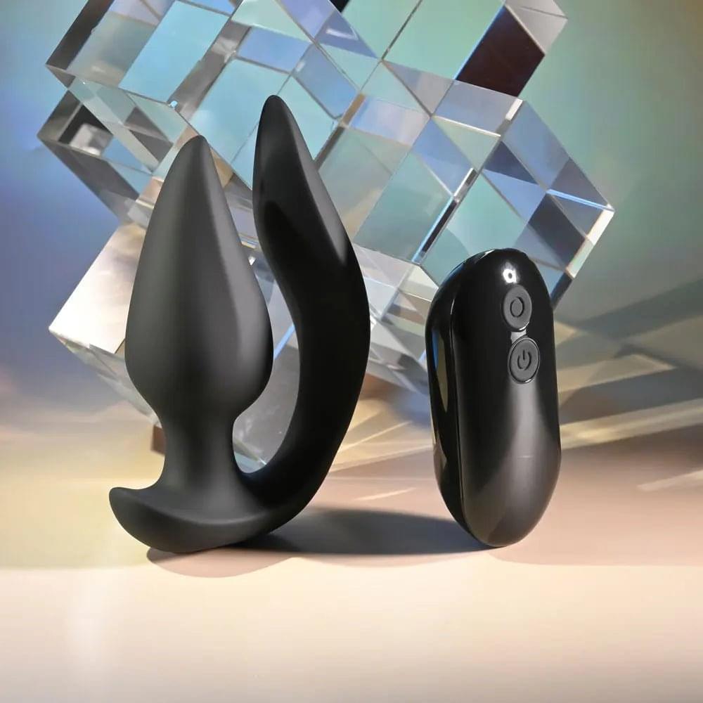 Evolved THE GENIE -  11.2 cm USB Rechargeable Vibrating Plug with Wireless Remote Evolved Discreet Intimate Essentials.