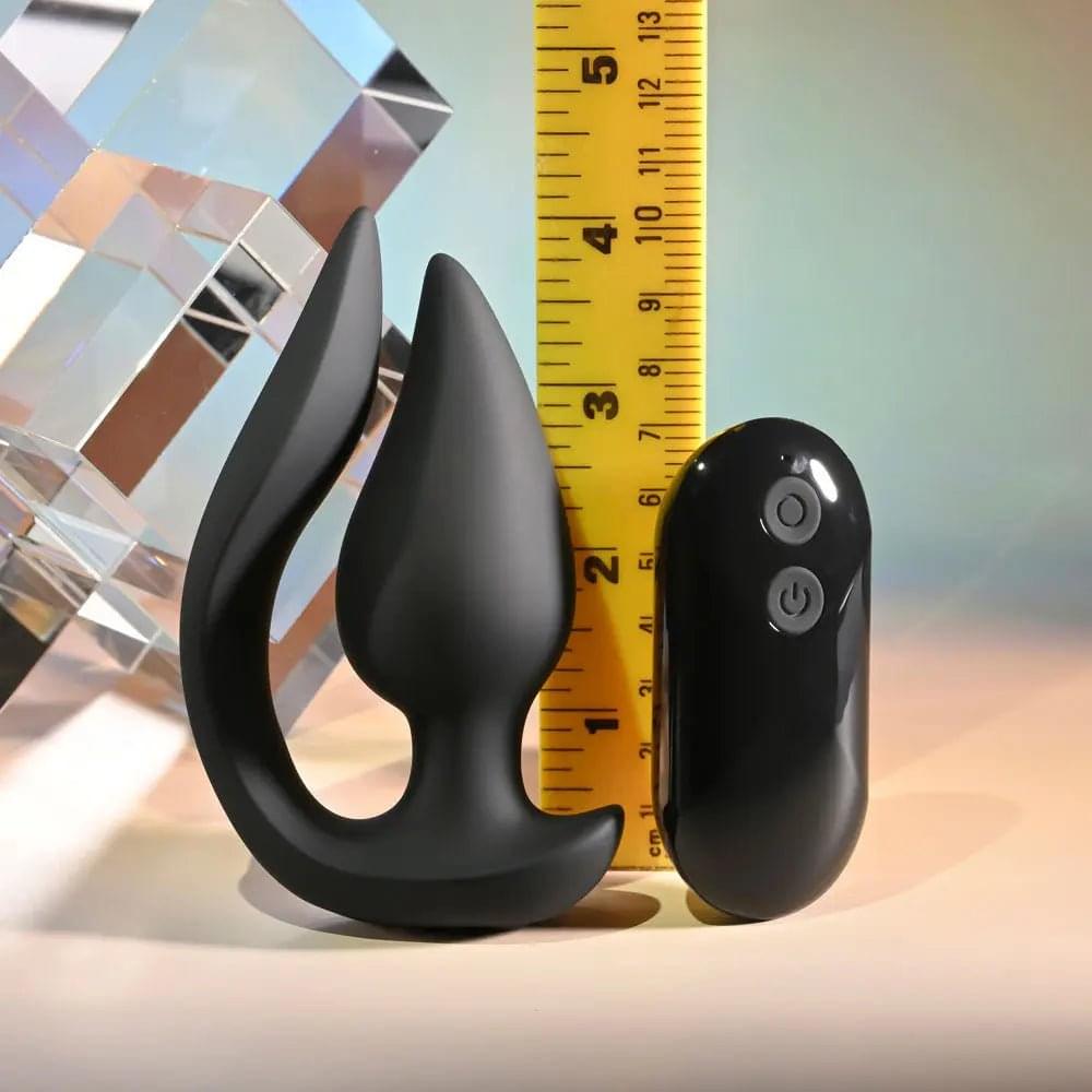 Evolved THE GENIE -  11.2 cm USB Rechargeable Vibrating Plug with Wireless Remote Evolved Discreet Intimate Essentials.