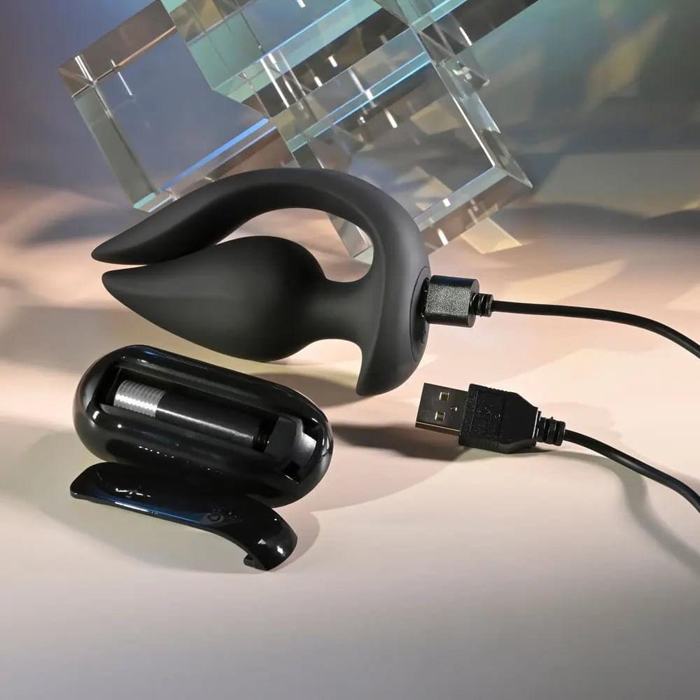 Evolved THE GENIE -  11.2 cm USB Rechargeable Vibrating Plug with Wireless Remote Evolved Discreet Intimate Essentials.