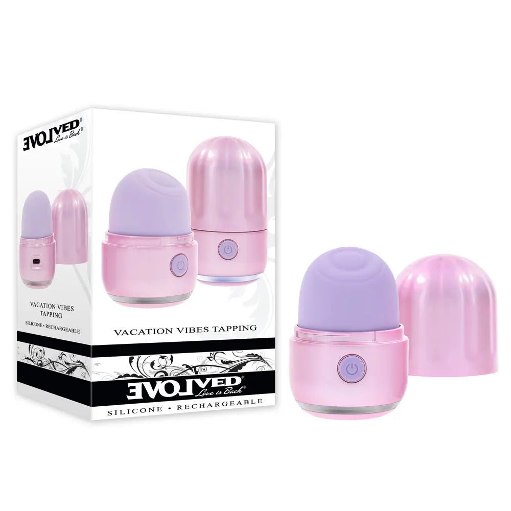 Shop affordable quality Evolved VACATION VIBES - TAPPING - 8.5 cm USB Rechargeable Tapping Stimulator - Discreet Intimate Essentials - STIMULATORS - Evolved